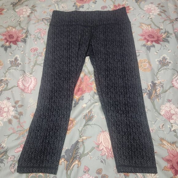 Prana Patterned Leggings Multi Color Size Medium - Picture 2 of 7